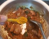 A picture of step 7 of Kathirikai puli Kulzhambu Tangy brinjal curry.