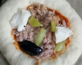 صورة لخطوة 1 من وصفة فطائر سهلة بحشوةالطون(التونة)والجبن
