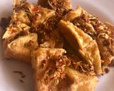Hình bước làm 2 của món Đậu hũ chiên sả👨‍🍳
