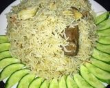 A picture of step 4 of Beef potli pulao.