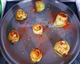 Une image de l'étape 7 de Courgettes roulées farcies au chèvre frais.