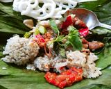 Foto langkah ke 3 dari resep Nasi liwet bakar asli mantul rasanya.