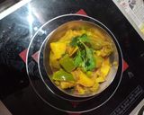 आलू शिमला मिर्च मटर की सब्जी (aloo shimla mirch matar ki sabzi recipe in Hindi) रेसिपी चरण 5 फोटो