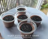 Foto langkah ke 4 dari resep 7. Silky Puding Milo Oreo.