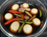 Hình bước làm 3 của món Trứng Gà Ngâm Tương