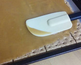 A picture of step 2 of Simple Graham Cracker Toffee.