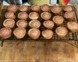 A picture of step 8 of Strawberry Rhubarb Upside Down Cake (And Muffins).