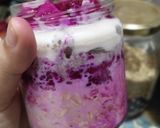 Foto langkah ke 5 dari resep Oat overnight (dengan buah naga).