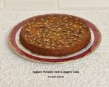 A picture of step 16 of Eggless Pumpkin Oats & Jaggery Cake – Kid-Friendly, Wholesome & Guilt-Free Treat.