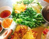 Hình bước làm 4 của món Bánh xèo miền trung 🌮🌮🌮