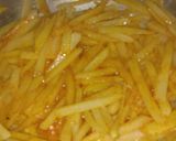 A picture of step 1 of Cheese potato fry Chapati roll.