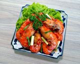 Hình bước làm 4 của món Tôm lóng rim mặn ngọt
