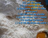 Une image de l'étape 1 de Gâteau coco, sans gluten ni lactose.