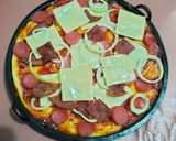 Foto langkah ke 6 dari resep Pizza no knead (tanpa ulen).