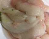 A picture of step 6 of Monkfish (or Hake) in Green Sauce with Clams.