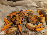 My cheese flat mushrooms