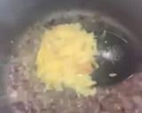 A picture of step 2 of Palak gosht.