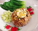 Foto langkah ke 4 dari resep Nasi tim ayam simpel.
