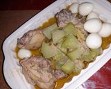 Foto langkah ke 6 dari resep Opor Ayam Telur Puyuh.
