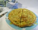 Foto langkah ke 10 dari resep Tortilla Española/Tortilla de Patatas (Omelet Spanyol/Spanish Omelette).