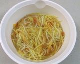 Hình bước làm 1 của món Mứt đu đủ ương ( hường )