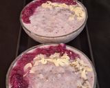 A picture of step 5 of Jamun Poha pudding (Java plum Rice flakes pudding).