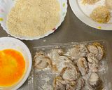 A picture of step 1 of Deep-Fry Scallops.