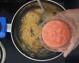 A picture of step 4 of Besan egg curry.