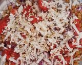 A picture of step 3 of Chana chaat.