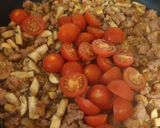 Foto del paso 3 de la receta Spaghetti con butifarra y champiñones