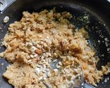 A picture of step 1 of Rice flour Modak.