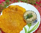 A picture of step 4 of Moong, Masoor Dal Dosa.