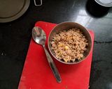 A picture of step 5 of Corn Broken Wheat Pulao.