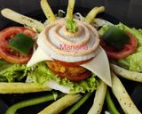 A picture of step 1 of Idli Burger.