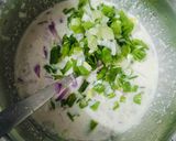 A picture of step 4 of Oats Sabudana Chilla.
