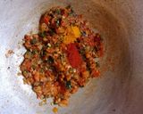 A picture of step 6 of Tomato Rava Upma.