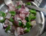 A picture of step 7 of Kadhai paneer.