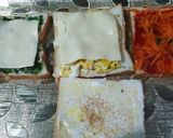 তিন স্তরের বা  তিন রঙের স‍্যান্ডউইচ(Three layers/colors sandwich) রেসিপির ধাপ 3 ছবি