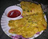 বেসন চিলা (Besan chila recipe in bengali) রেসিপি ধাপ - 3 ছবি