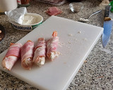 Foto del paso 3 de la receta: Gambas envueltas sobre dip de Mango
