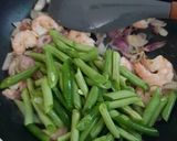 Foto langkah ke 3 dari resep Tumis Buncis Udang Telur Puyuh.