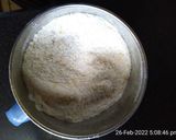 A picture of step 1 of Upma Kozhakattai (rice Dumplings).