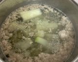 Hình bước làm 3 của món Canh bầu nấu thịt băm [Eat clean - Lose weight]