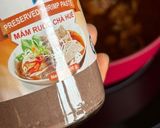Hình bước làm 2 của món Bí Ngòi Chần Chấm Tôm Kho Mắm Ruốc Huế