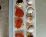 Foto del paso 2 de la receta Pimientos rellenos de atún palitos de cangrejo y huevo