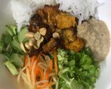 Hình bước làm 5 của món Bún thịt nướng