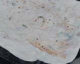 A picture of step 6 of Rice flour masala chapati.