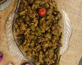 A picture of step 4 of Qeema sev.
