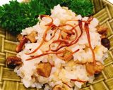 Hình bước làm 4 của món Xôi nấm đông trùng