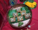 पोहा मैंगो बर्फी रेसिपी चरण 6 फोटो